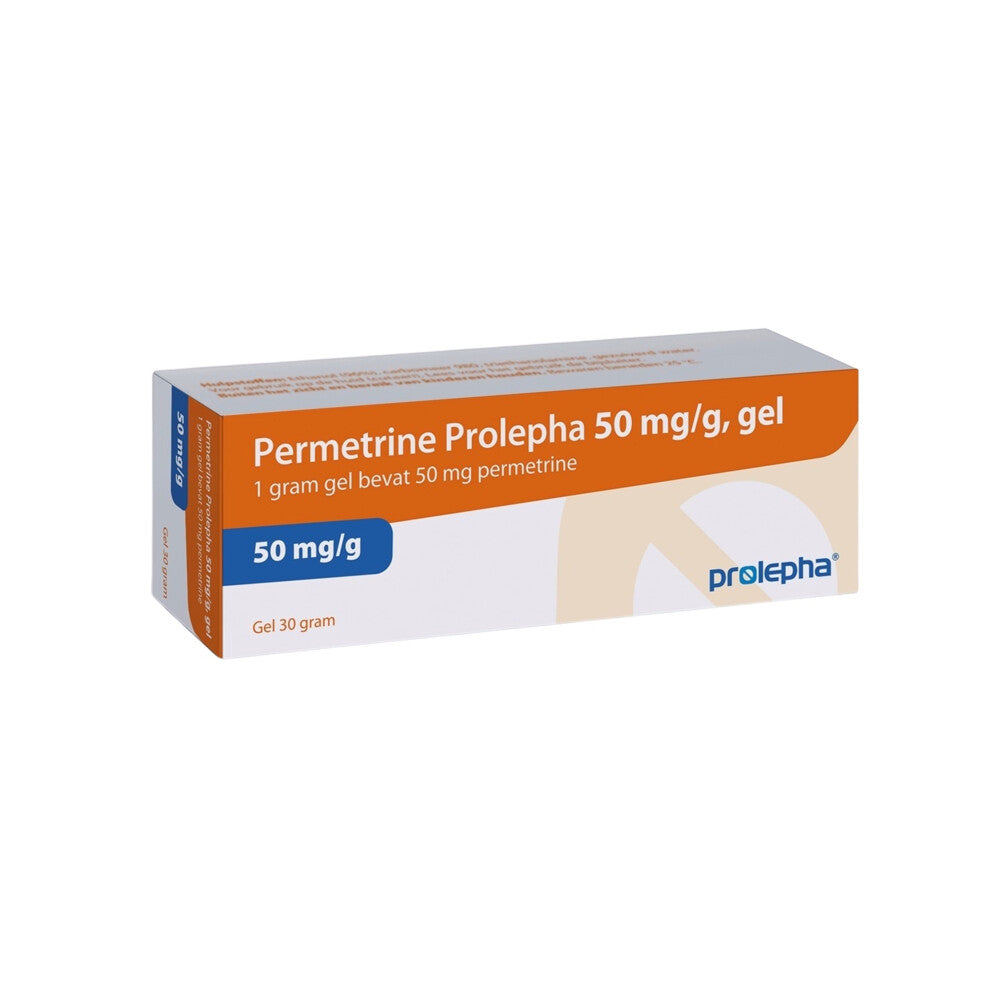 Permetrine Prolepha 50 mg/g, gel (tube a 30 g voor één behandeling)