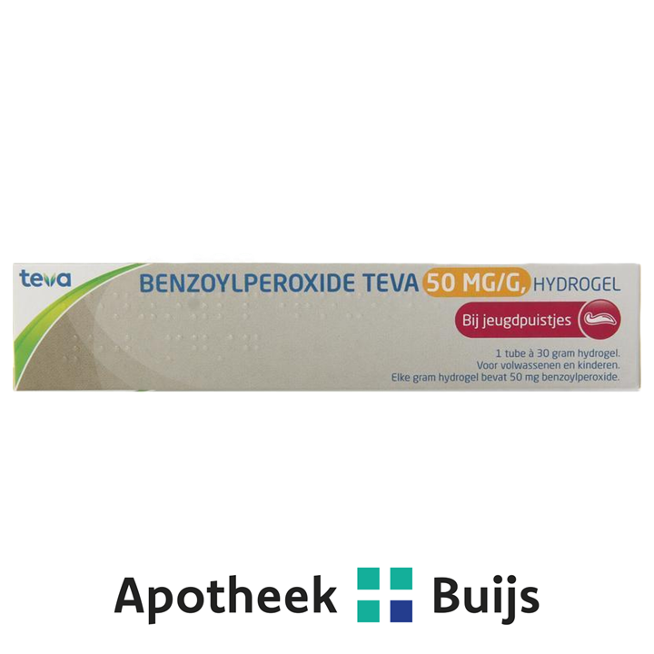 Benzoylperoxide Teva 50 mg/g hydrogel