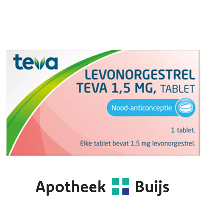 Levonorgestrel Teva 1,5 mg noodanticonceptie