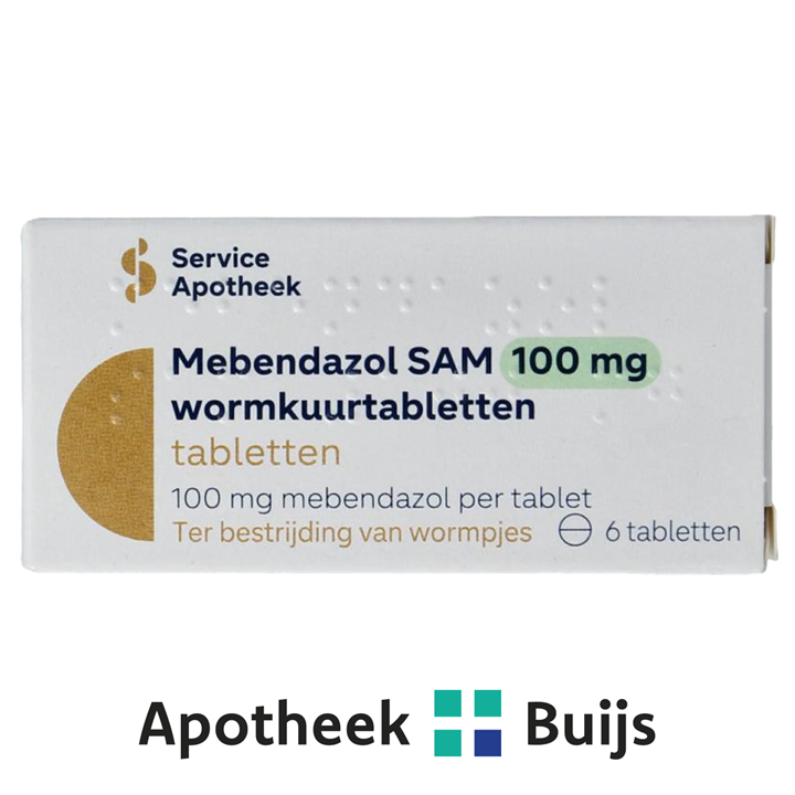 Mebendazol SAM 100 mg wormkuur