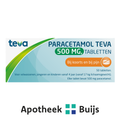 Paracetamol Teva 500 mg ronde tabletten